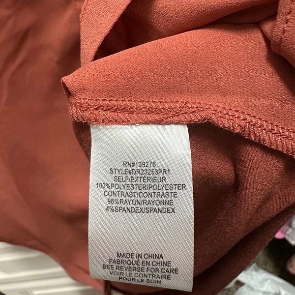 DR2 loose fit long blouse. Burnt orange. Size XS  (fits like a Small) - Picture 2 of 7